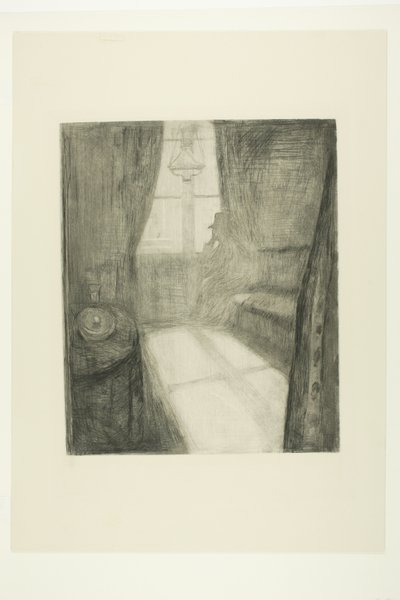 月光。 セントクラウドの夜 作： Edvard Munch