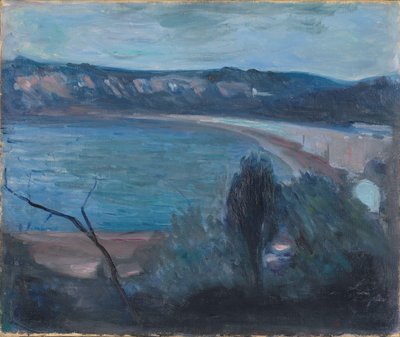 地中海の月明かり 作： Edvard Munch