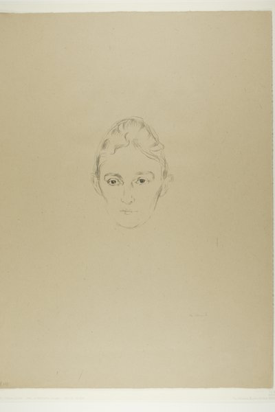 マリー・リンデ夫人 作： Edvard Munch
