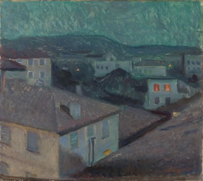 ニースの夜 作： Edvard Munch