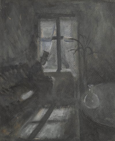 セントクラウドの夜 作： Edvard Munch
