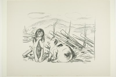 オメガと豚 作： Edvard Munch