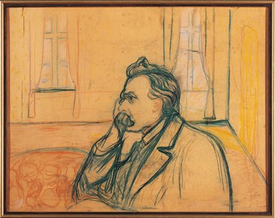 フリードリッヒ・ニーチェの肖像 作： Edvard Munch