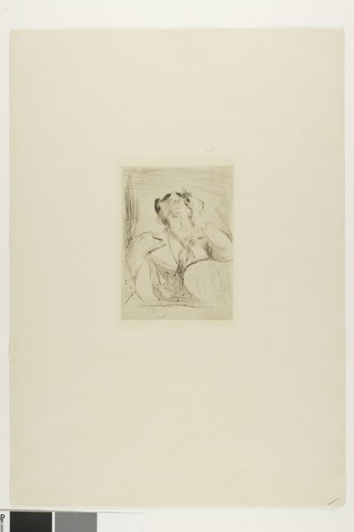 若い女性の肖像（アメリカの少女） 作： Edvard Munch