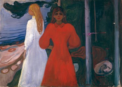 赤と白 作： Edvard Munch