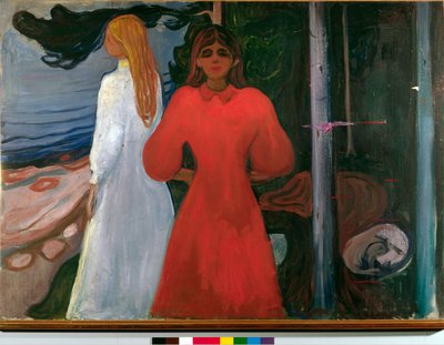 赤と白 作： Edvard Munch