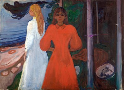 赤と白 作： Edvard Munch