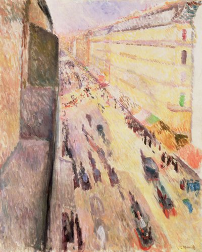 リヴォリ通り、1891年 作： Edvard Munch