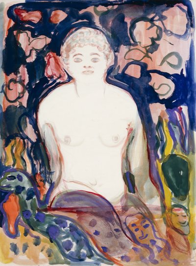 着席モデル 作： Edvard Munch