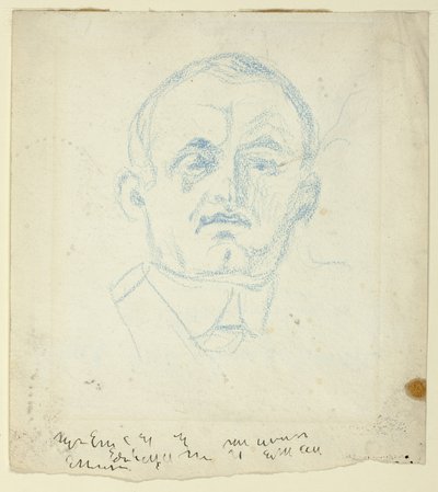 自画像 作： Edvard Munch