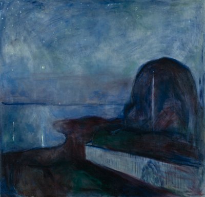 スターリーナイト 作： Edvard Munch