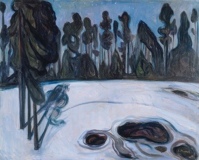 星月夜1901 作： Edvard Munch