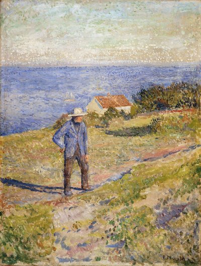 アスガルドストランドの夏、1890年から1892年頃（キャンバスに油彩） 作： Edvard Munch