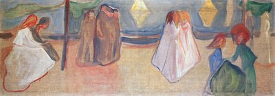 夏の夜 作： Edvard Munch
