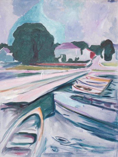 オースゴールストランの橋 作： Edvard Munch