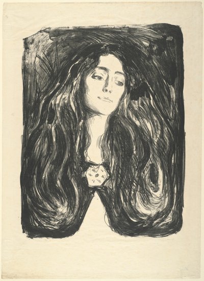 ブローチ。 エヴァ・ムドック 作： Edvard Munch