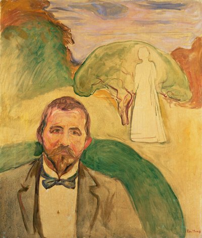 夢、1900年頃（キャンバスに油彩） 作： Edvard Munch
