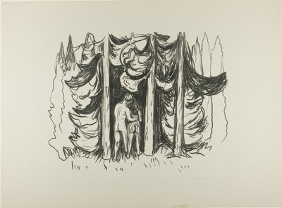 森 作： Edvard Munch