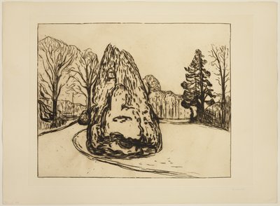 庭 作： Edvard Munch