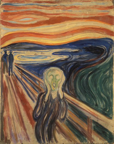 悲鳴 作： Edvard Munch