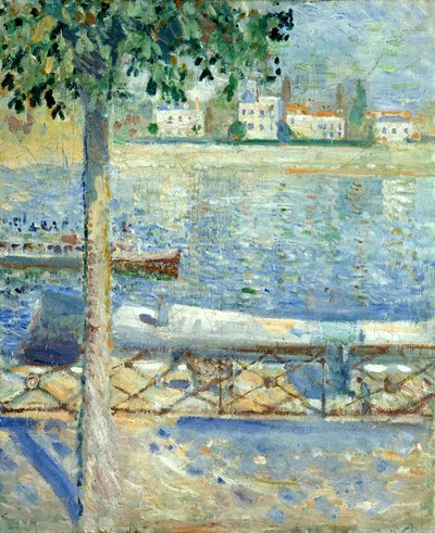 サンクラウドのセーヌ川 作： Edvard Munch