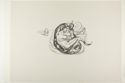 蛇は殺される 作： Edvard Munch