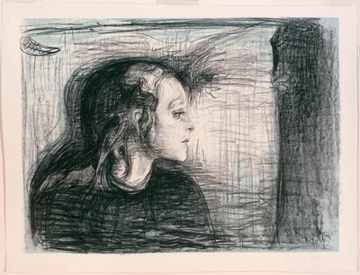 病気の子供 I 作： Edvard Munch