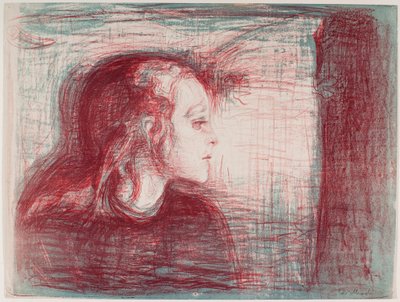 病気の子供I 作： Edvard Munch