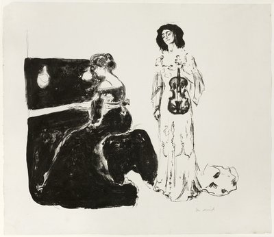 ヴァイオリンコンサート 作： Edvard Munch