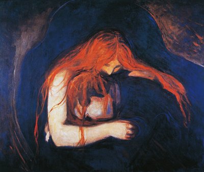 ヴァンパイア 作： Edvard Munch