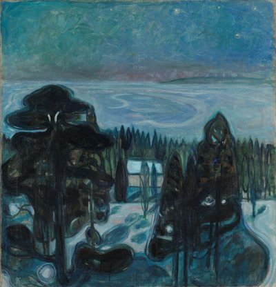 白夜 作： Edvard Munch