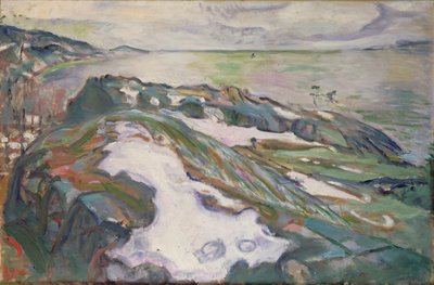 冬の風景 作： Edvard Munch