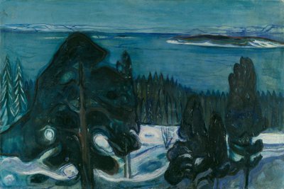 冬の夜 作： Edvard Munch