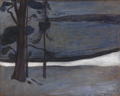 ノードストランドの冬 作： Edvard Munch