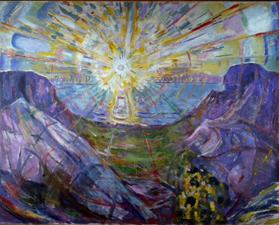 太陽 作： Edvard Munch