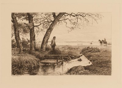 小川のほとり 作： Edvard Petersen