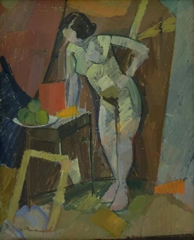 立っている女性のヌード 作： Edvard Weie