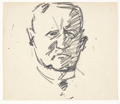 教授、MD の肖像画の研究。 カール・ローレンツェン (1860-1932) 作： Edvard Weie