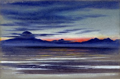 海のストレッチの眺め、1901-04（紙にトイレ） 作： Edward Adrian Wilson