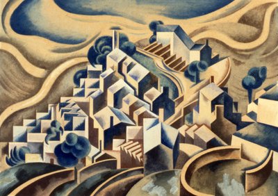 フォーチュンズ・ウェル、ポートランド、Co.アイルランド、クレア 作： Edward Alexander Wadsworth