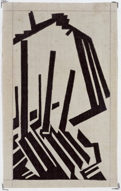 福田町・ヘブデン橋 作： Edward Alexander Wadsworth