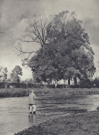テストのロムジー上空でのグレイリングタイム（モノクロ写真） 作： Edward Alfred Barton