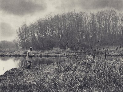 レックフォードでのスピニング（モノクロ写真） 作： Edward Alfred Barton