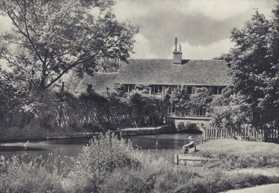 ラムズベリー、オールド・ミル（モノクロ写真） 作： Edward Alfred Barton