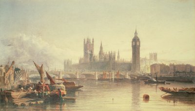 国会議事堂とウェストミンスターブリッジ 作： Edward Angelo Goodall