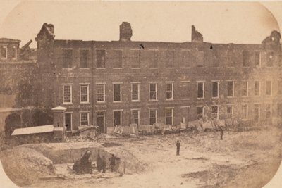 フォート サムターの避難、1861 年 4 月、1861 年 4 月。 作： Edward Anthony