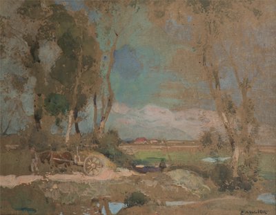 フェンの門、サフォーク 作： Edward Arthur Walton