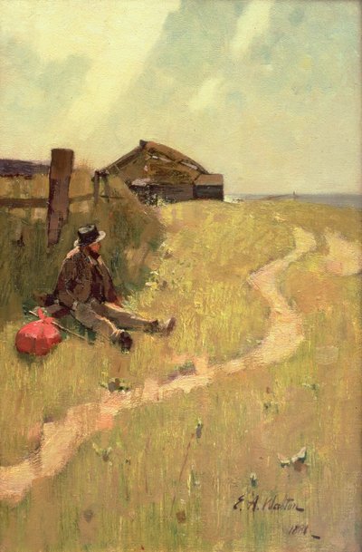 旅人、1881 作： Edward Arthur Walton