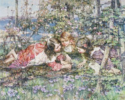 夏のイディール 作： Edward Atkinson Hornel