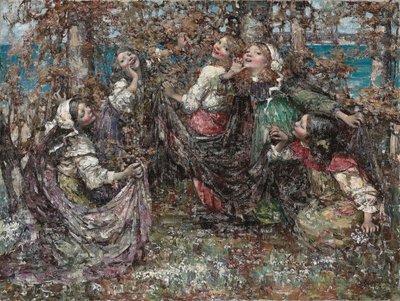 リング・ア・リング・ア・ローゼス 作： Edward Atkinson Hornel